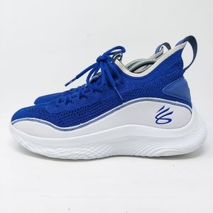 Under Armour Blue and White Athletic Shoes